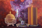 Lilacs and Candles