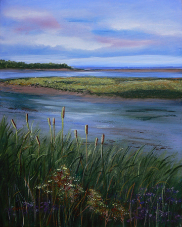 Reeds by the Water---SOLD