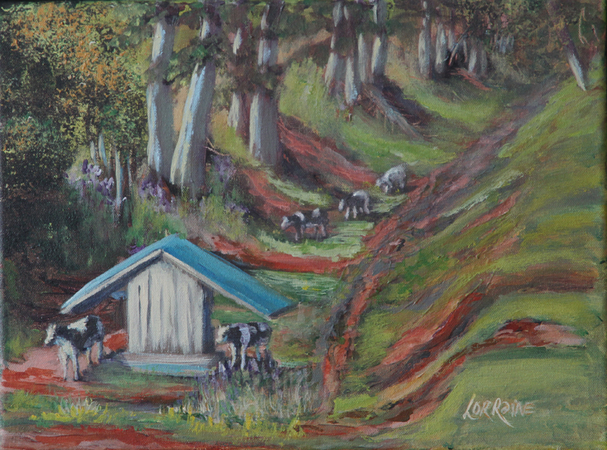 Study For Orwell Cattle- Sold